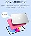 Harvopu Compatible for iPad 11th 10th Generation Case with Keyboard, Folio Cover with Pencil Holder, Multi-Touch Trackpad, 7 Color Backlit, Detachable Keyboard for iPad (A16) 11th/10th Gen (Blue)