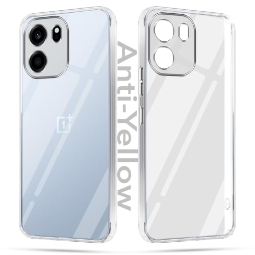 Image of Jkobi Lifetime Anti-Yellow Clear Back Cover Case for Oneplus Nord CE 6 (Sleek Hard Crystal | Shockproof and Camera Protection)