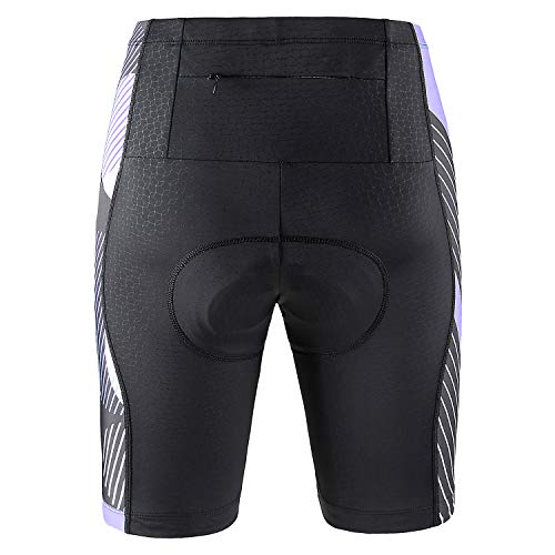 Image of Beroy Women's Triathlon Shorts with 3D Gel Padded, Cycling and Spinning Pants.