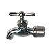 Legend Valve 107-423 Chrome Brass Hose Bibb, 0.3"x2.3"x0.3"