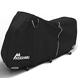 KGGHNG 自転車カバー 防水 厚手 破れにくい 600D サイドファスナー式 4か所防風バックル UVカット 6000MM耐水圧 取り付け簡単 雨避け 盗難防止 通常タイプ 電動自転車対応