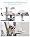 Hey-brother Cat Tree, 53 inch Cat Tower for Indoor Cats, Cat House with Padded Platform Bed, Toy Balls, Large Cozy Condo, Hammocks and Sisal Scratching Posts, Light Gray MPJ019-SW