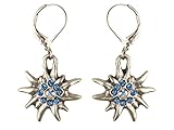 edelweiss check in zürich verschiedene Farben wählbar. Schlick Ohrringe Edelweiß Trachtenohrringe Edelweis (hellblau)
