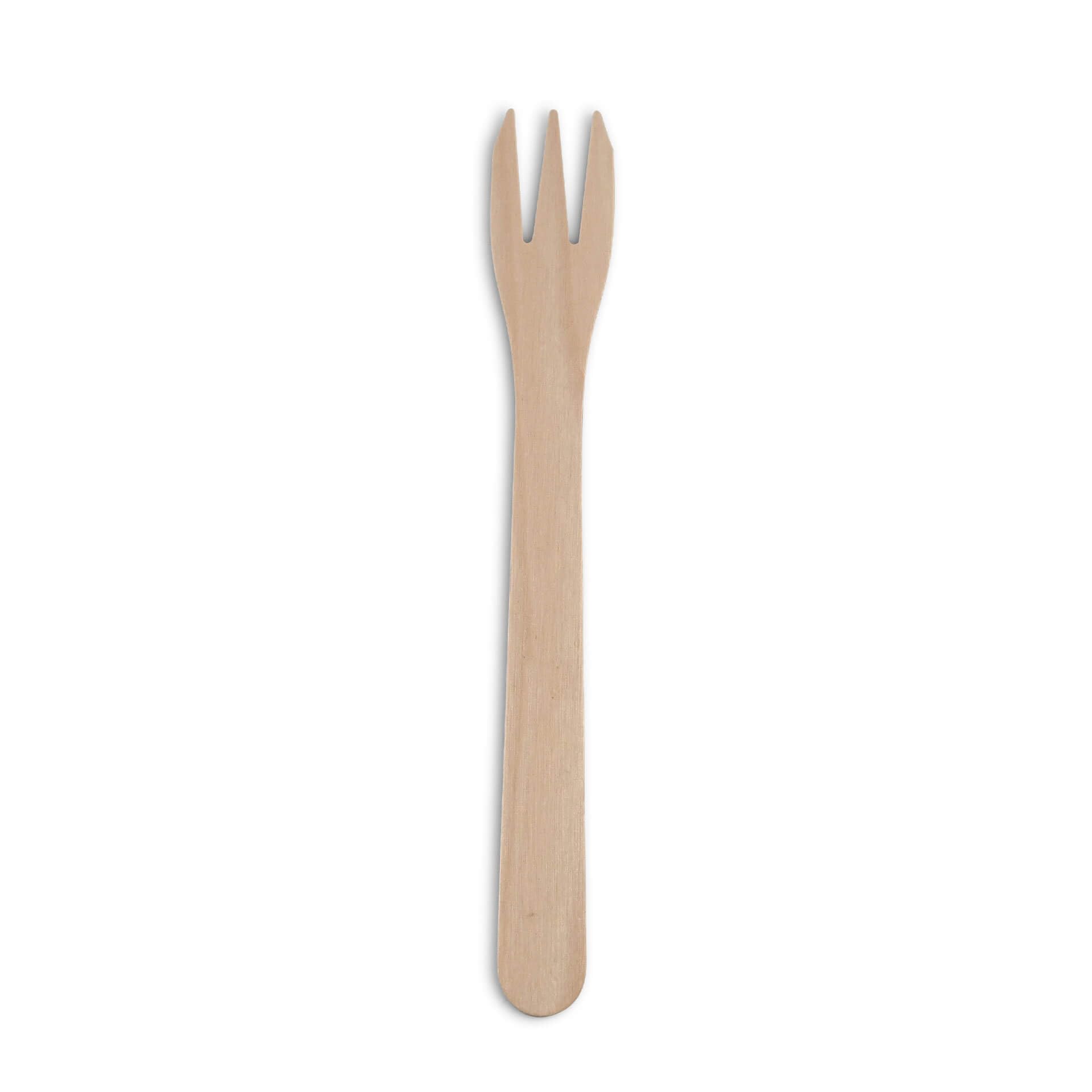 BIOZOYG Forchette Di Legno Per Patatin Fritte Posate Ecologiche Forchette Compostabili Di Legno Duro Natura I Forchetta Legno Snack Currywurst