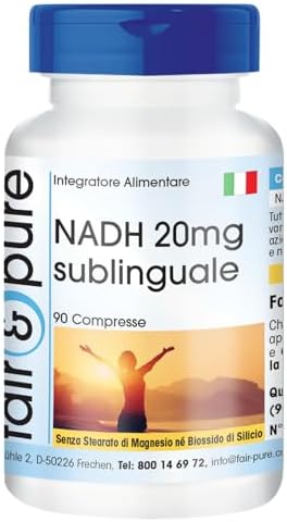 Fair & Pure® - NADH 20mg Sublinguale - Vegan - 90 Compresse