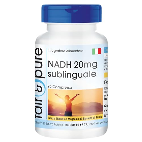 Fair & Pure® - NADH 20mg Sublinguale - Vegan - 90 Compresse