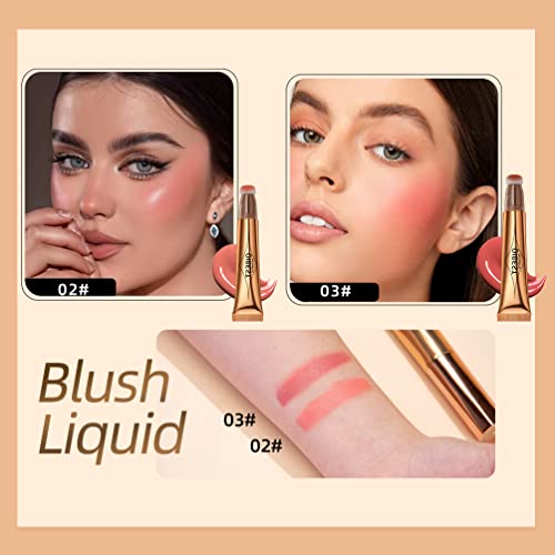 Cream Bronzer Contour Beauty Wand, Highlighter Contour Blush With Cushion Applicator, Liquid Face Bronzer Makeup Wand Lightweight Natural Super Silky Cream Contour Stick Beauty Light Wand (1# Contour Grey Brown) #TOP4