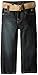 U.S. Polo Assn. Boys' Belted Straight Fit Denim Jean