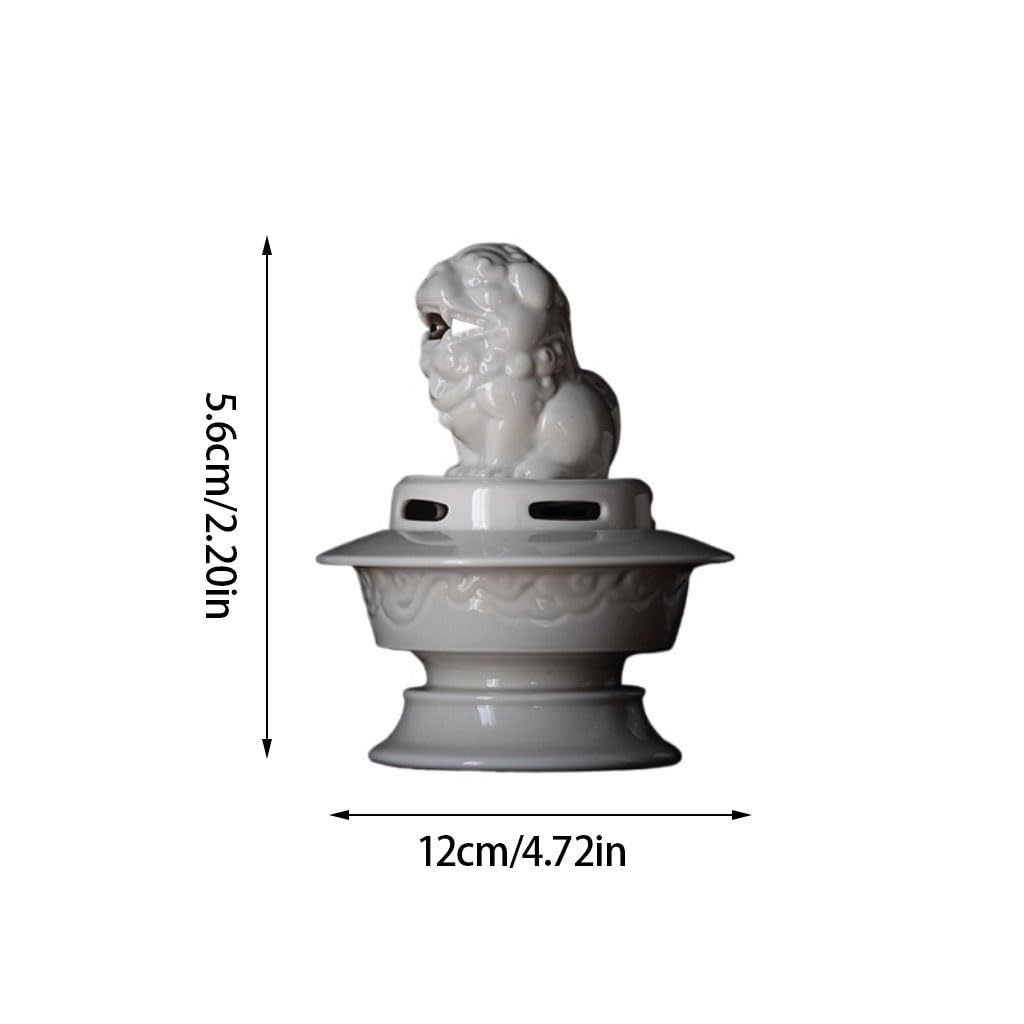 Bruciatore di Incenso Bruciatore di incenso in ceramica Bruciatore di incenso cinese for zanzare Ornamento retrò for tavolo da tè adatto for l'home office Portaincenso