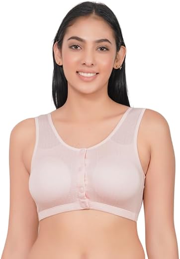 Zylum Women's Cotton Full Cup Non Padded Feeding Bra/Nursing Bra/Maternity Bra