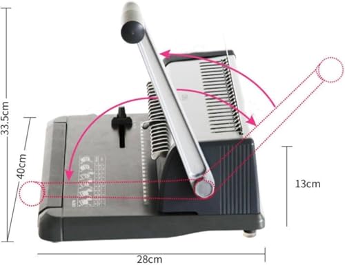 Relieuse à bobines perforatrice 300 mm avec jeu de peignes inclus