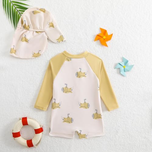 Maillot de bain bébé garçon anti-irritation avec fermeture éclair facile