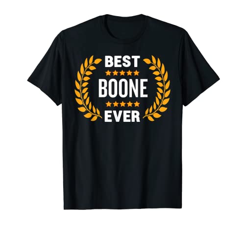 El mejor Boone de la historia con cinco estrellas llamado Boone Camiseta