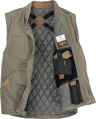 Image of Legendary Whitetails Mens CCW Canvas Water Resistant Casual Vest