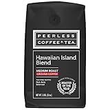 Peerless Hawaiian Ground Coffee (2 lb.) — Hawaiian Island Blend, Medium Roast, Blend of Maui Coffee Beans with Colombia Coffee Beans, Made from 100% Arabica Beans