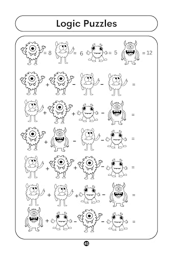 Image of Maths and Logic Games for Brilliant Kids - 6 to 7 Years Old - Build a strong foundation for Math skills | Math Activity Book for Kids | Brain Boosting Games | Best Birthday, Return Gift