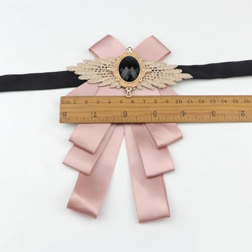 Corbata de lazo sólida para mujer ideal para reuniones y eventos elegantes 7