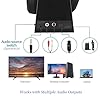 Wireless TV Headphones for Seniors with Large Buttons, 15H Playtime & 0 Delay, 2.4GHz RF Transmitter Charging Dock, Bluetooth Over-Ear Headset, Fits Most TVs, Digital Optical(TOSLINK)/RCA/3.5mm Output #4