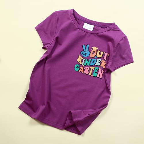 Image of Kindergarten Graduation Shirt Kids Kindergarten Graduation Gifts for Girls T-Shirt Top