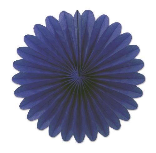 Blue Mini Tissue Fans Holiday Display