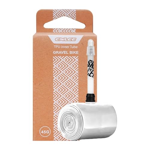 Aymzbd TPUインナーチューブバルブインサート、バルブ、軽量、交換用、パンク防止、グラベル用、コンパクトアクセサリー、自転車チューブ, 45mm