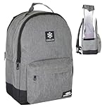 Bordlite Cooler Backpack Insulated Lunch Bag – Leakproof, Water Resistant, Large Capacity Cool Bag for Work, Travel, Picnic, Beach – Thermal Backpack with Pockets & Bottle Holder, 28x15x39cm - Grey -