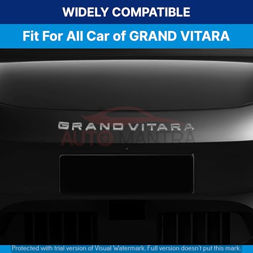 Image of Grand Vitara Self Adhesive | Metal Sticker Logo Badge 3D Emblem Car Sticker