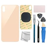 Vimour Back Glass Replacement for iPhone Xs Max 6.5 Inch All Carriers with Pre-Installed Adhesive...