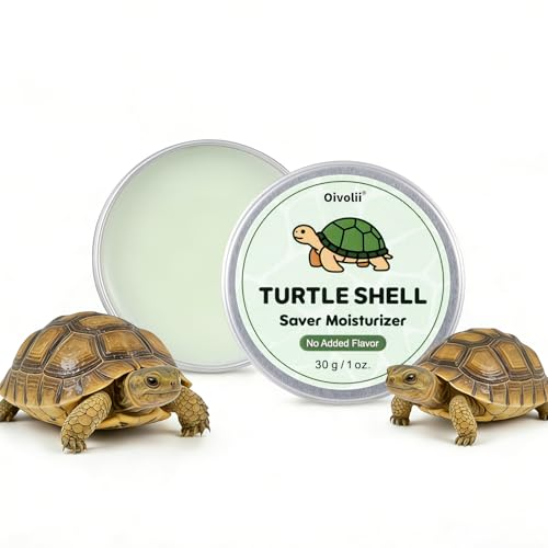 Oivolii Reptile Shell Care Balm – Moisturizing Conditioner for Tortoise Shell & Lizard Skin – Hydrates Dry Shells in Tanks, Basking Areas & Low Humidity Environments