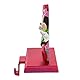 Kurt S. Adler Kurt Adler Minnie Mouse Stocking Holder Strumpfhalter, Metall, Kunststoff, Farbe/Glimmer, Pink, 5in