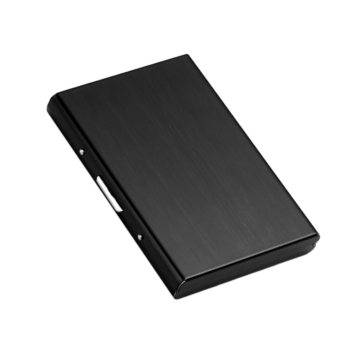 KALLORY Sturdy Stainless Steel Business Card Holder Men's Card Wallet Credit Carrier Name Case Organizer