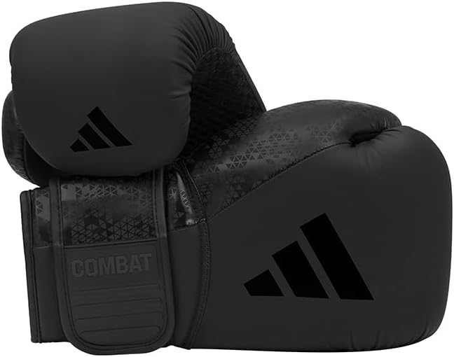 Adidas Combat 50 Boxing Gloves Black/Black 14 oz