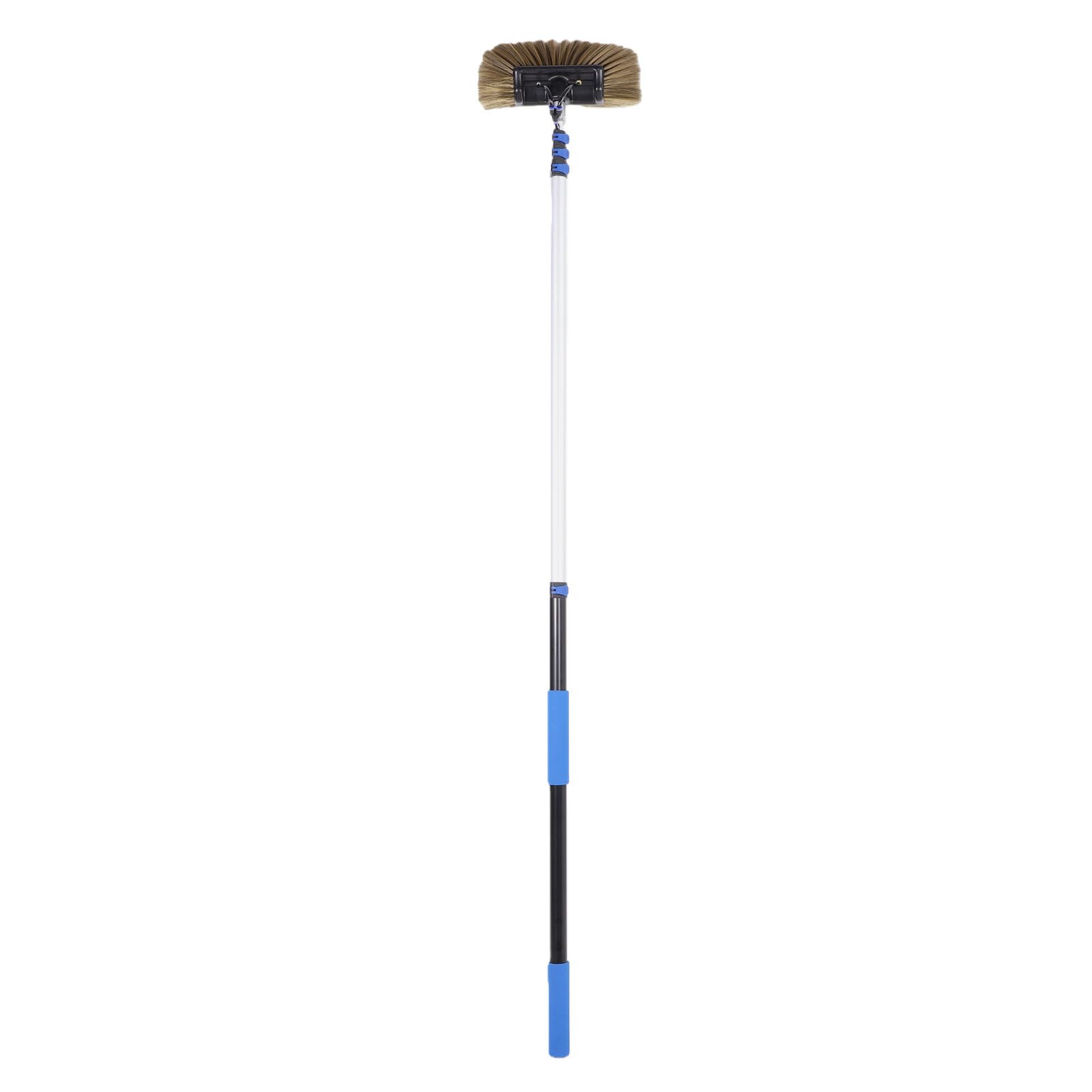 GOWENIC Kit di Pulizia del Pannello Solare da 12 Piedi 3,6 M con Flusso d'acqua |Spazzola Retrattile per il Patio del e della Barca con Finestra