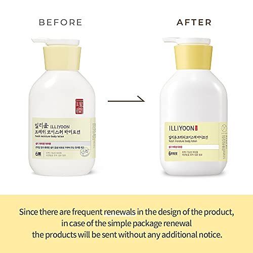 Illiyoon Fresh Moisture Body Lotion 350Ml | High Moisturizing Effect For Damaged And Rough Skin | Korean Skin & Body #TOP1