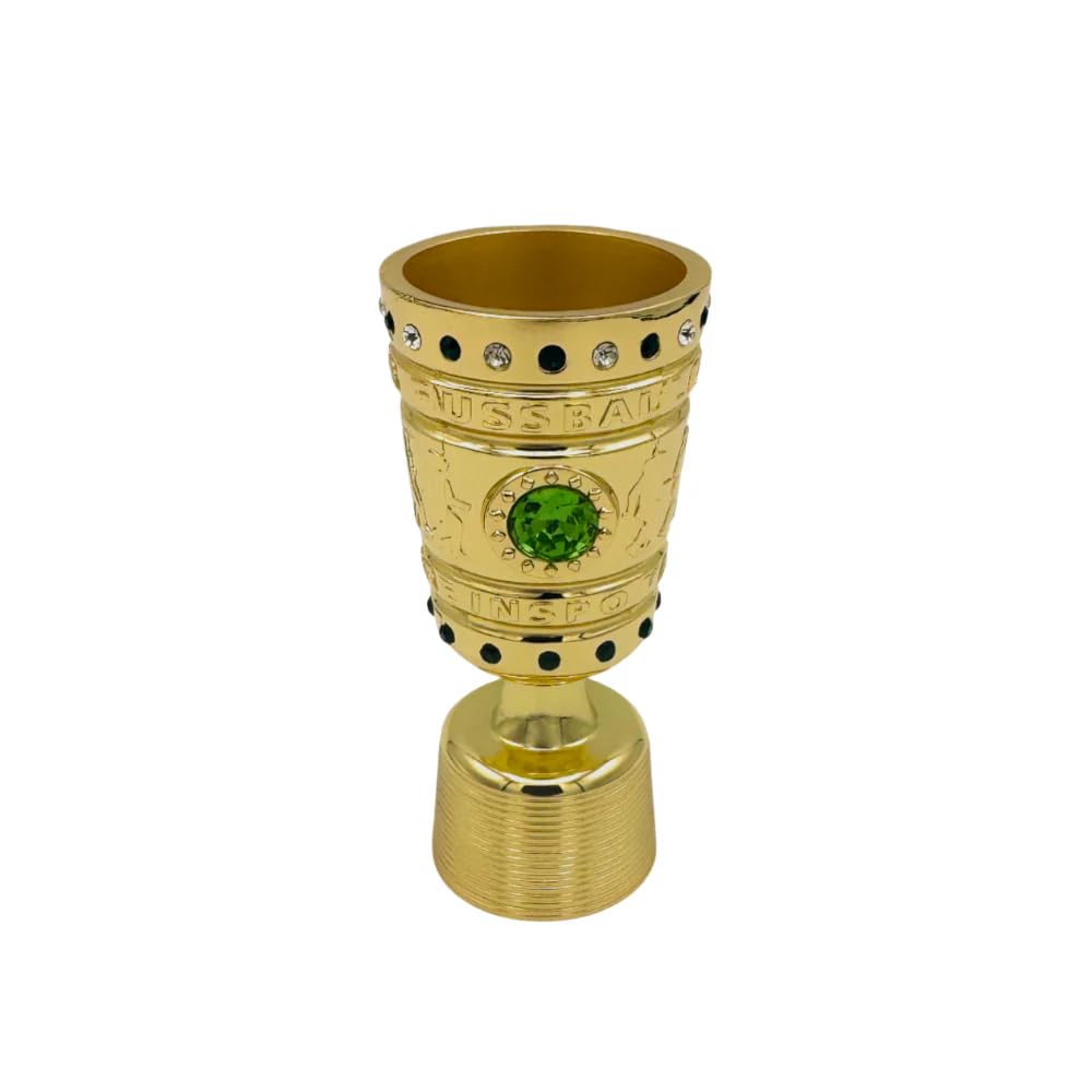 DFB-Pokal Replik 70 mm Metall Zamak Sammlerstück Detailgetreu Offizielle DFB Geschenkbox Miniatur