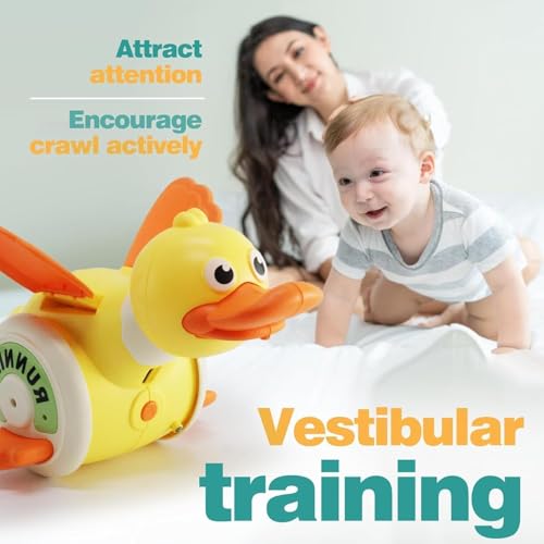 Image of Dancing Duck for Toddlers - Musical Light-Up Duck with Singing, Spinning & Waddling Actions - Educational Toy for Babies & Kids Ages 1-5 - Interactive Early Learning Toy with Music & Lights (MULTI)