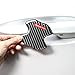 muekzru 4PCS Universal Carbon Fiber Car Door Handle Scratch Protector Sticker,Automotive Personalize Exterior Accessories,Car Door Handle Paint Scratch Protective