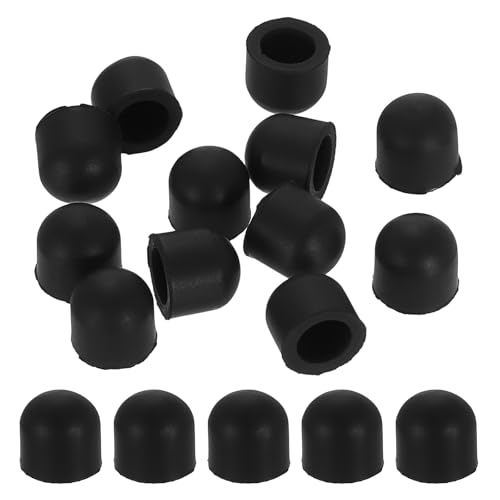 PATIKIL Puntas De Estilógrafo De 7.5 mm (0.3'), 50 Piezas Puntas De Estilógrafo De Goma Conductiva para Pantallas Táctiles Capacitivas De Teléfonos Móviles Computadoras, Negro