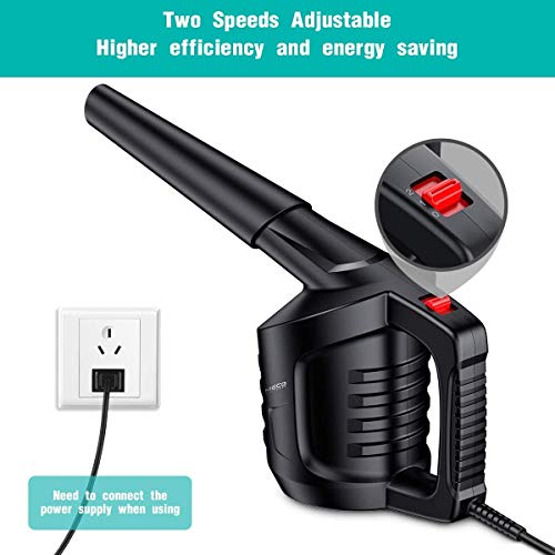 Compressed Air, Meco High Pressure Air Duster Blower Computer Cleaner Keyboard For Cleaning Dust, Hairs, Crumbs For Computer, Laptop, Tower Fans, Printer, Replaces Compressed Air Cans #TOP1