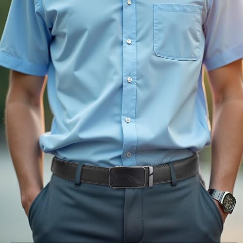 Image of ZORO Men's Vegan Leather Belt for Men, Formal /Casual,Autolock| Fit on up to 38 Inches Waist size (Free Size)