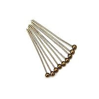 100 Pièces D'épingles à Bijoux En Acier 22 Gauge, Longueur 70mm - Marque Uxcell, Neuf