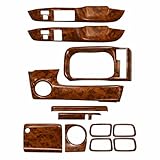 [ネクサスジャパン] プロボックス 160系 専用設計 インテリアパネル 12Pセット 内装パネル ABS製 選べる3カラー ドレスアップ カスタムパーツ 簡単取付 両面テープ付き 茶木目