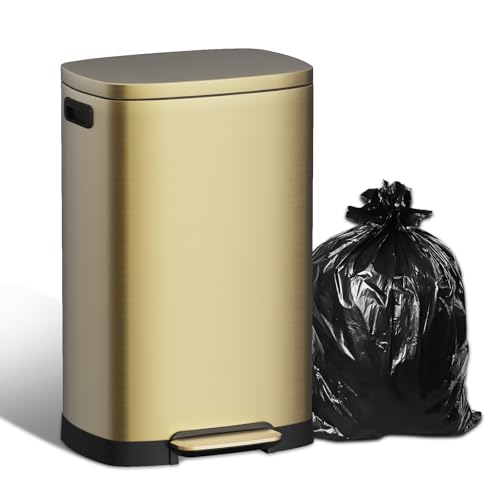 Caneca de Basura Rectangular Acero 13 Galones