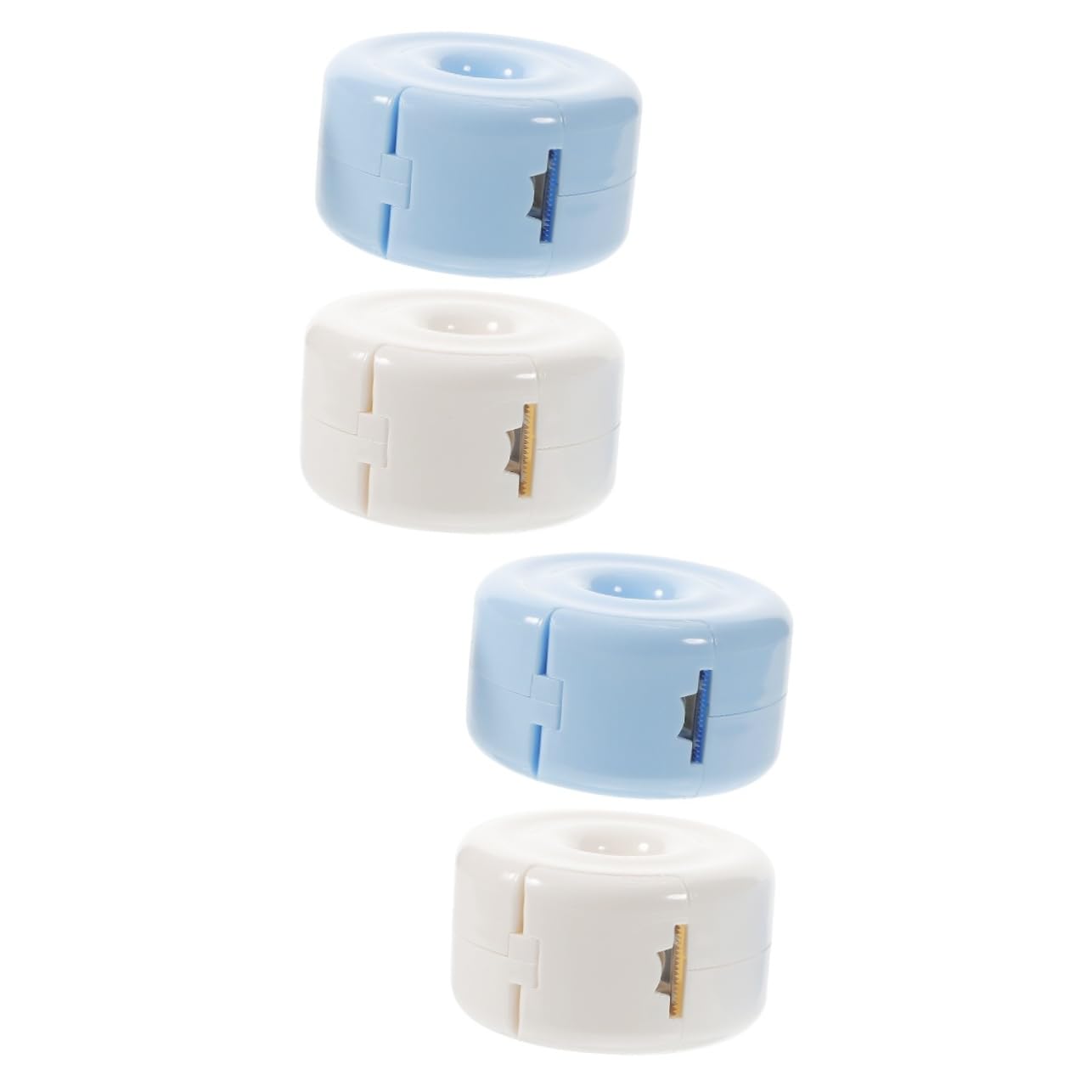 STOBOK 4 Pz Porta Nastro Distributore Di Nastro Termico Lama Del Distributore Di Nastro Distributore Di Nastro D'epoca Fettuccia Bambino Piccolo Nastro Addominali Carta Giapponese