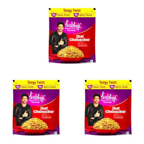 Image of Prabhuji Pure Food Jhal Chanachur Tangy Twist Namkeen 900g | Spicy & Zesty Bengali Snack Mix with Crunchy Sev, Peanuts & Traditional Spices | Perfect Tea-Time Munch, Party Snack & Anytime Craving Fix