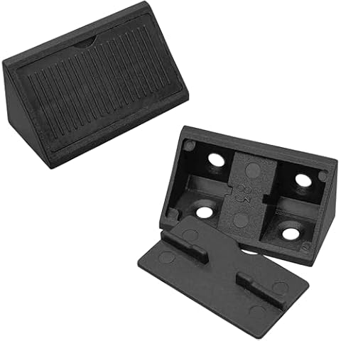 50 PCS 90 Degree Plastic Corner Brackets Cover
