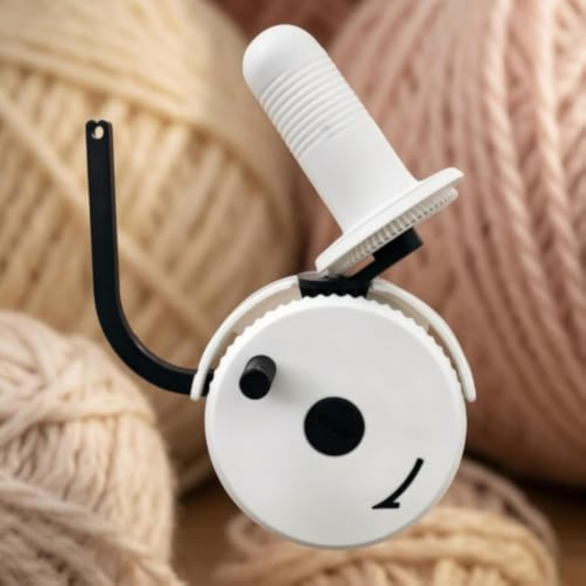 Desktop Yarn Ball Winder, Hand Crank Adjustable