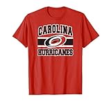 Carolina Hurricanes Stripe Red Officially Licensed T-Shirt