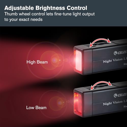 Celestron 93588 Astro Night Vision Flashlight, Black