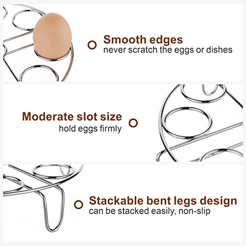 Gslife Dish Drying Rack And Egg Steamer Rack, 2 Tier Dish Rack And Stainless Steel Trivet For Instant Accessories, Bundle Sales, 2 Packs #TOP7